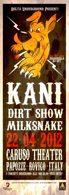 Kani + Dirt Show + Miksnake + Barbarella Dj Set @ Caruso Theatre