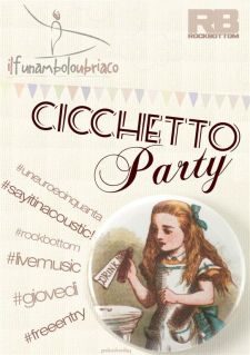 cicchetto party for say it in acoustic