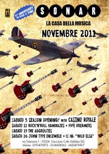 Programmazione Sonar Live novembre 2011