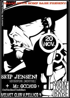 SHAKE YOUR BOMP BABE present: SKIP JENSEN + Mr.OCCHIO