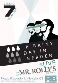 a rainy day in bergen