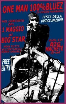 One Man 100%Bluez nel concerto del 1 maggio