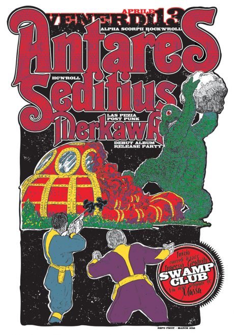 Antares+Seditius+Merkawa @ swamp club