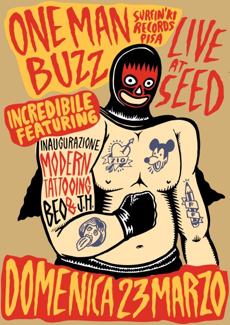 ONE MAN BUZZ - MODERN TATTOOING