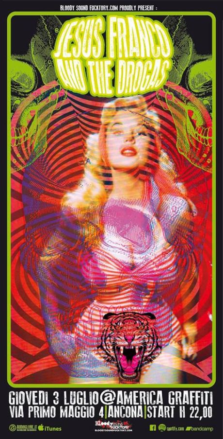Jesus franco & the Drogas @ America graffiti