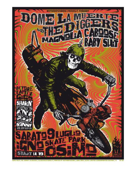 dome la muerte & the diggers + magnolia caboose baby shit