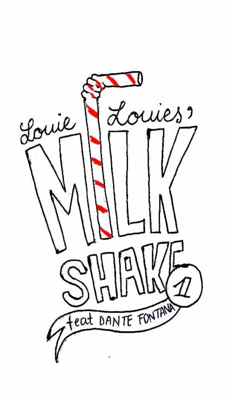 The Louie Louies Milkshake Logo